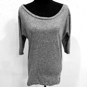 American Eagle loose fit gray top